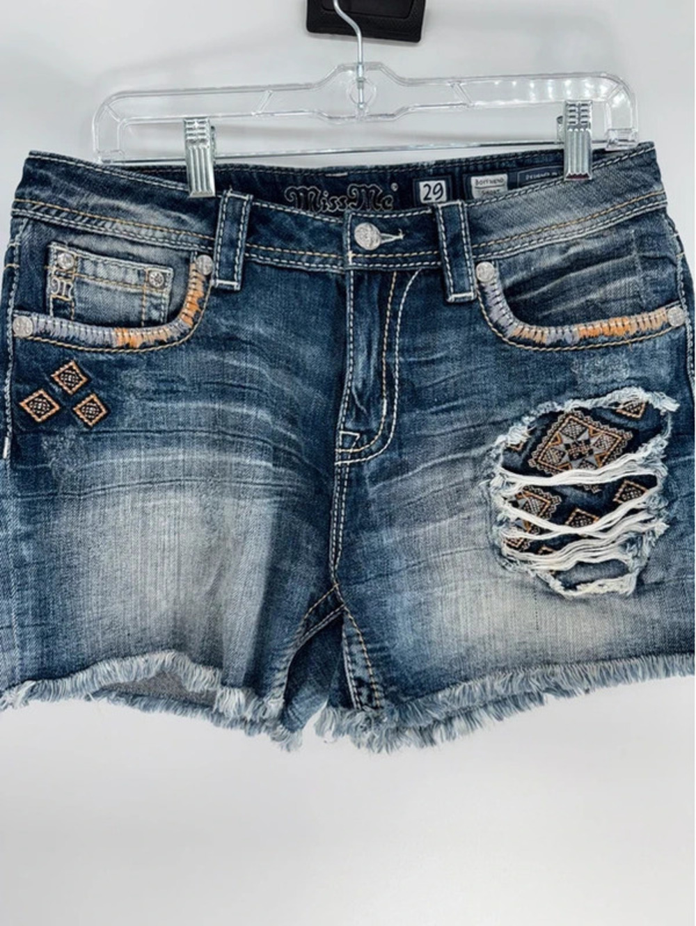 Miss Me Boyfriend Short Denim Shorts Size 29